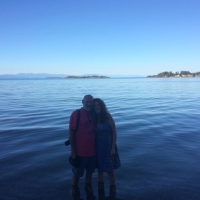 Holding hte space of LOVE as we release BLESSED EARTH CRYSTALs into the Pacific Ocean on Vancouver Island