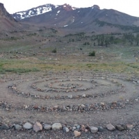 Sunset at Mt Shasta, California, USA.. and special BLESSED EARTH CRYSTAL ceremony ☀️