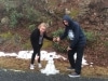 Blue Ridge Parkway snowman contained our BLESSED EARTH CRYSTAL