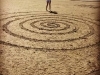 In the centre of the 'crop circle' we gifted a BLESSED EARTH CRYSTAL at Rathrevor Beach Provincial Park, Vancouver Island, BC