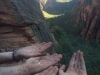 Releasing our BLESSED EARTH CRYSTALS at Angels Landing, Zion National Park, Utah, USA