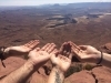 Releasing our BLESSED EARTH CRYSTALS at Grand View Point at Canyonlands National Park, Utah, USA