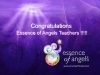 Congratulations Essence of Angels Teachers