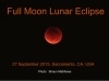 Full Moon Lunar Eclipse Sept 2015