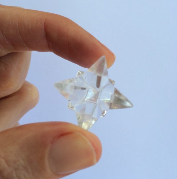 Stellated Truncated Octahedron - Quartz Crystal - Universal Life Tools Truncated Stellated Octahedron