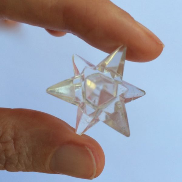 Stellated Truncated Octahedron - Quartz Crystal - Universal Life Tools Truncated Stellated Octahedron