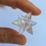 Stellated Truncated Octahedron - Quartz Crystal - Universal Life Tools Truncated Stellated Octahedron