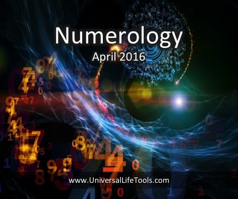 Numerology April 2016