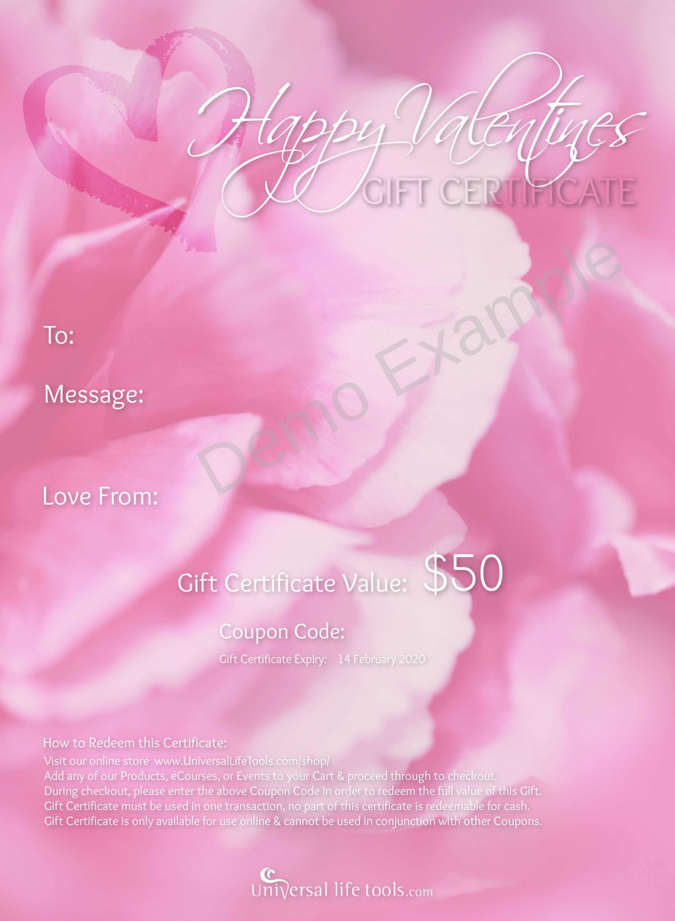 Valentines Day Gift Card - Image 3
