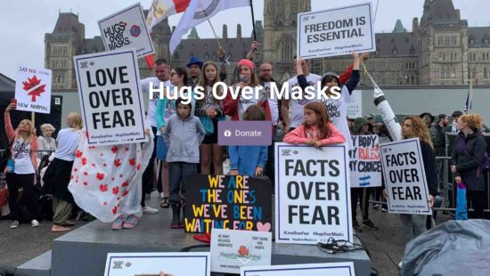 Hugs over Masks