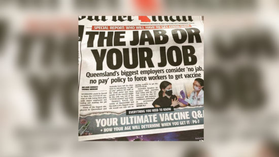 The Jab or your Job - Qld, Australia(1)