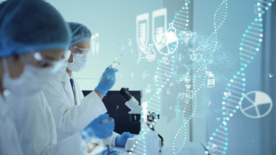 Genetic engineering concept. Medical science. Scientific Laboratory. Genetic engineering concept. Medical science. Scientific Laboratory.