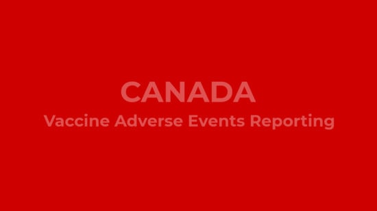 Adverse COVID Vaccine Events - Canada