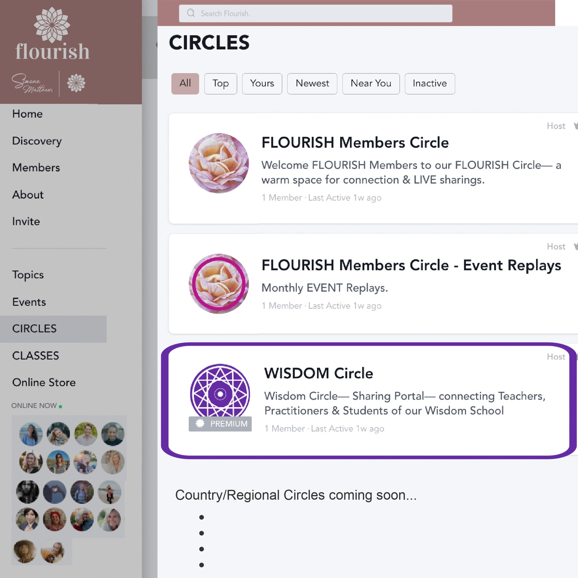 Wisdom Circle - Flourish Community v33 Wisdom Circle - Flourish Community v33