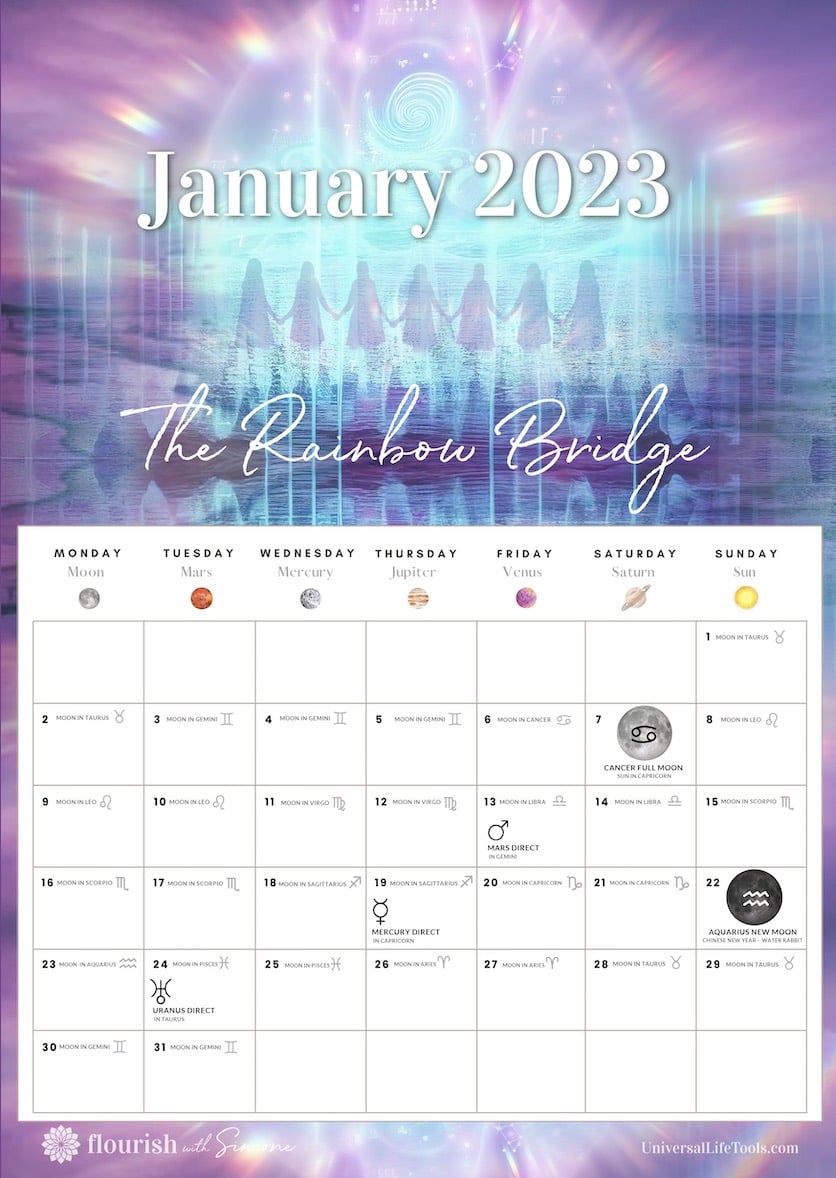 January 2023 cal