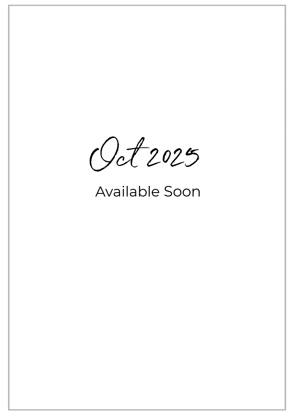 Ocy 2025 coming soon