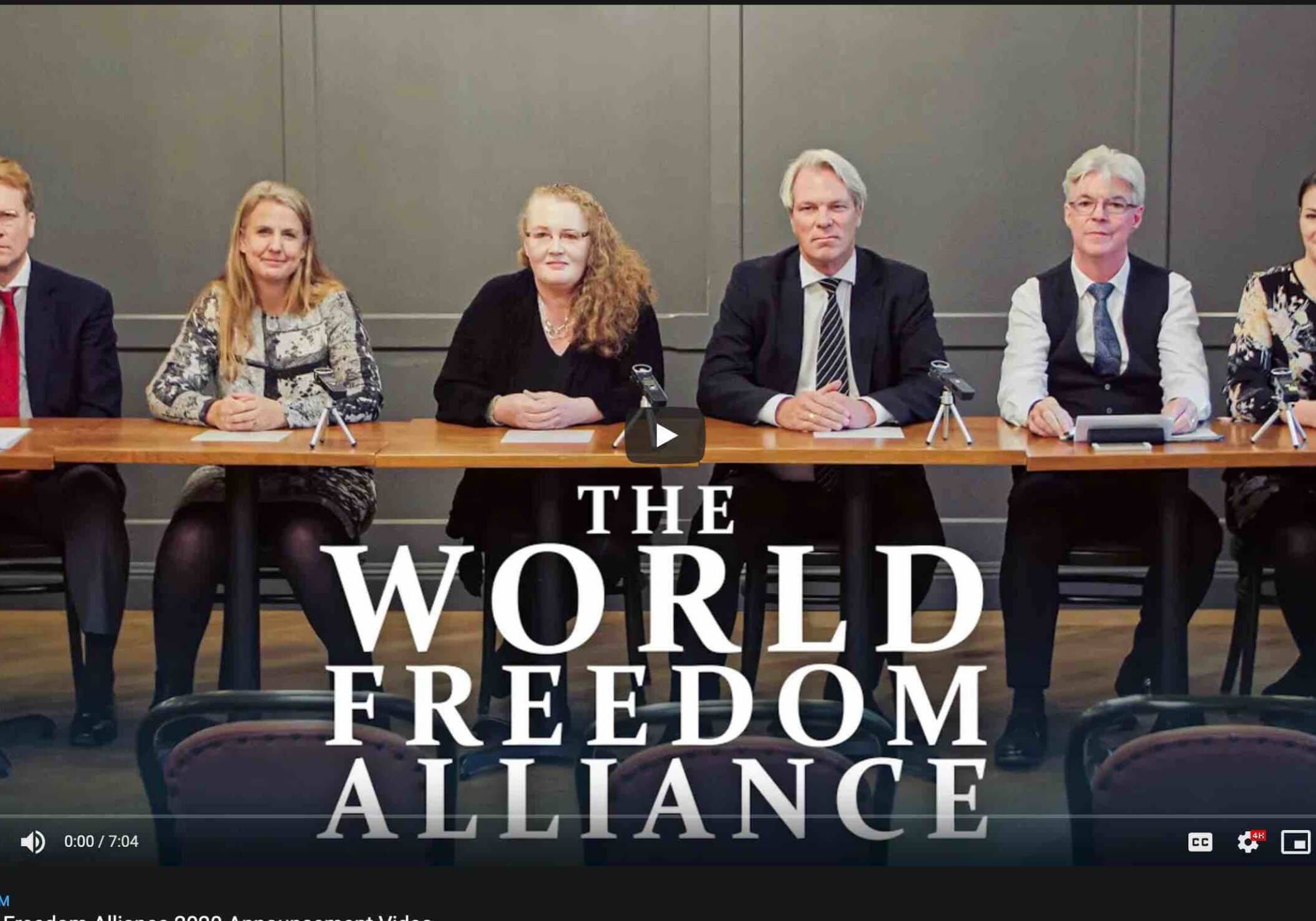 World Freedom Alliance Announcement